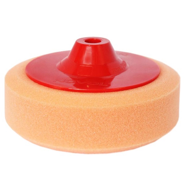 Круг полировочный на резьбе Novol М14, цвет оранжевый